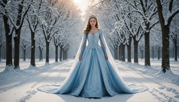 Robe reine des neiges : trouvez la tenue idéale pour briller